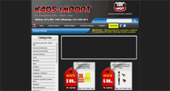 Desktop Screenshot of kaosimport.com